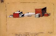 Kasimir Malevich Conciliarism Space building oil painting picture wholesale